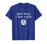 Cute Tabletop Rpg D20 Dungeons Dnd Game Retro Gift Men's T-Shirt Royal Blue