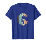 Hotest Awesome Rock Climbing Retro Mountain Climber Hiker Men's T-Shirt Royal Blue
