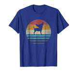 Wonderful Chihuahua Dog Retro Vintage 70s Silhouette Breed Gift Men's T-Shirt Royal Blue