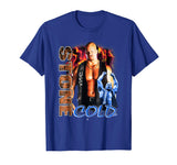 Adorable Wwe Stone Cold Steve Austin Retro Men's T-Shirt Royal Blue