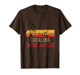 Hotest Vintage Catalina Wine Mixer Funny Men's T-Shirt Brown