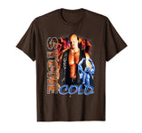 Adorable Wwe Stone Cold Steve Austin Retro Men's T-Shirt Brown