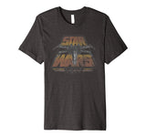 Great Star Wars X Wing 1977 Vintage Retro Premium Graphic Men's T-Shirt Dark Heather