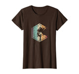 Hotest Awesome Rock Climbing Retro Mountain Climber Hiker Women's T-Shirt Brown