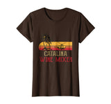 Hotest Vintage Catalina Wine Mixer Funny Women's T-Shirt Brown