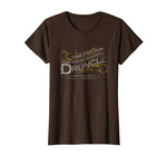 Beautiful Druncle Vintage Weathered Whiskey Label Design Women's T-Shirt Brown