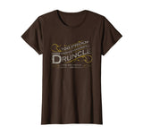 Beautiful Druncle Vintage Weathered Whiskey Label Design Women's T-Shirt Brown