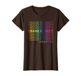 Funny Thank U Nex Vintage Retro Grunge Style Women's T-Shirt Brown