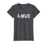 Wonderful Vintage Soccer Football I Love Soccer Women's T-Shirt Dark Heather