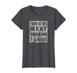 Funny Funny Gift Bbq Smoker Retro Tee My Meat Smoking Women's T-Shirt Dark Heather