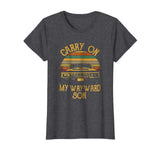 Cute Vintage Car Carry On My Wayward Son Women's T-Shirt Dark Heather
