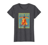 Funny Radio Lovely Woman Funny Vintage Rock Band 1970s Women's T-Shirt Dark Heather