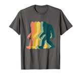 Wonderful Vintage Retro 1970s Style Rainbow Bigfoot Silhouette Men's T-Shirt Asphalt