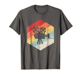 Cool Retro Vintage Camera Filmmaker Men's T-Shirt Asphalt