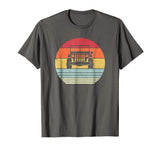 Cute Retro Off Road 4x4 . Vintage 70s Sunset Car . Men's T-Shirt Asphalt