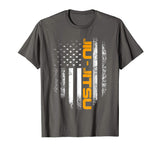 Wonderful Vintage American Usa Flag Brazilian Jiu Jitsu Bjj Gift Men's T-Shirt Asphalt