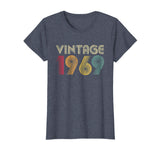 Funny 50th Birthday Gift Vintage 1969 Classic Men Women Women's T-Shirt Heather Blue