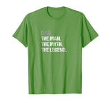 Hot Retro Vintage The Man Myth Legend Fathers Day Men's T-Shirt Grass