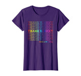 Funny Thank U Nex Vintage Retro Grunge Style Women's T-Shirt Purple