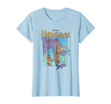 Hotest Disney Hercules Hydra Battle Retro Graphic Women's T-Shirt Baby Blue