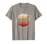 Funny Vintage Retro Dachshund Weiner Dog Mother Dad Gift Men's T-Shirt Slate