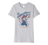 Cute Nintendo Super Mario Bros '85 Vintage Stars Premium Women's T-Shirt Heather Grey