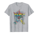 Beautiful Voltron Retro Defender Rainbow Graphic Men's T-Shirt Heather Grey