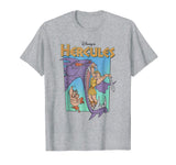 Hotest Disney Hercules Hydra Battle Retro Graphic Men's T-Shirt Heather Grey
