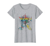 Beautiful Voltron Retro Defender Rainbow Graphic Women's T-Shirt Heather Grey